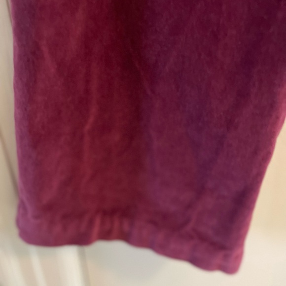 Caribbean Joe Velvet Velour Pants Pink Purple Size 10 - Picture 2 of 11